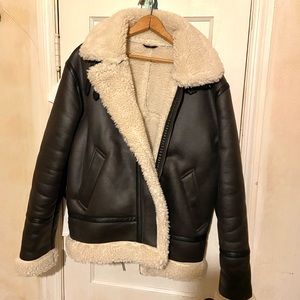 Men’s Zara fur jacket